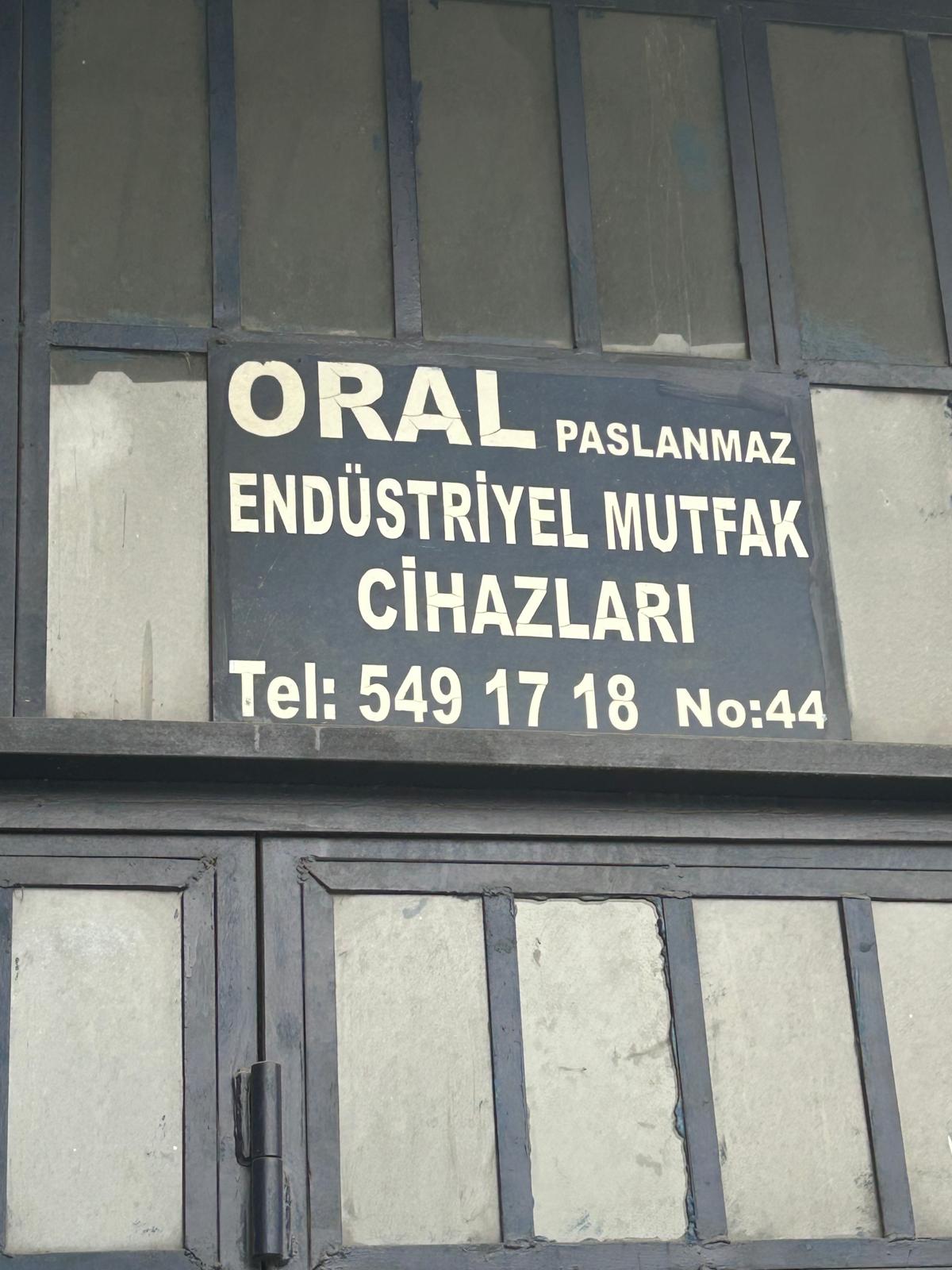 ORAL MUTFAK CİHAZLARI