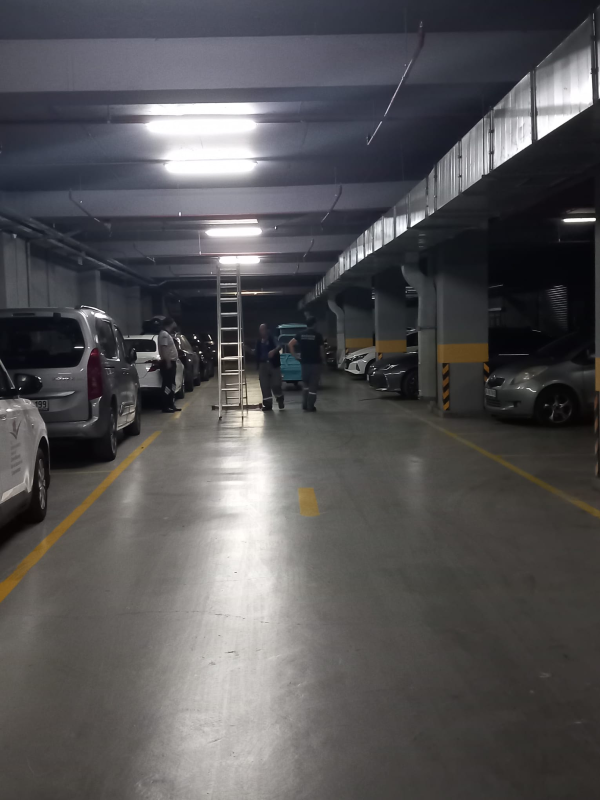 BEYAZ TOWER -3 KAPALI OTOPARK AYDINLATMALARI YENİLENDİ