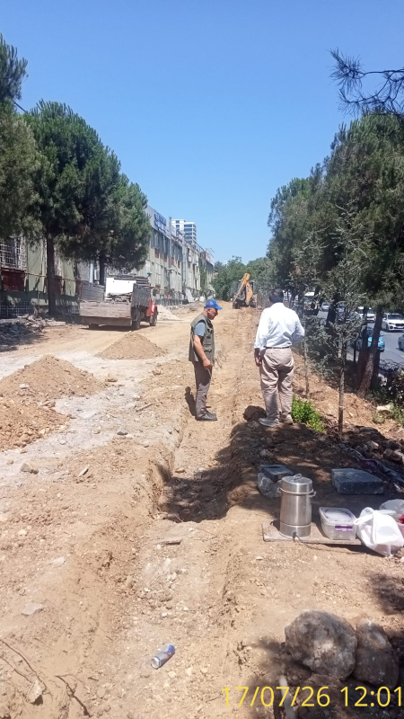 13/A BLOK OTOPARK DÜZENLEME ÇALIŞMALARI DEVAM EDİYOR
